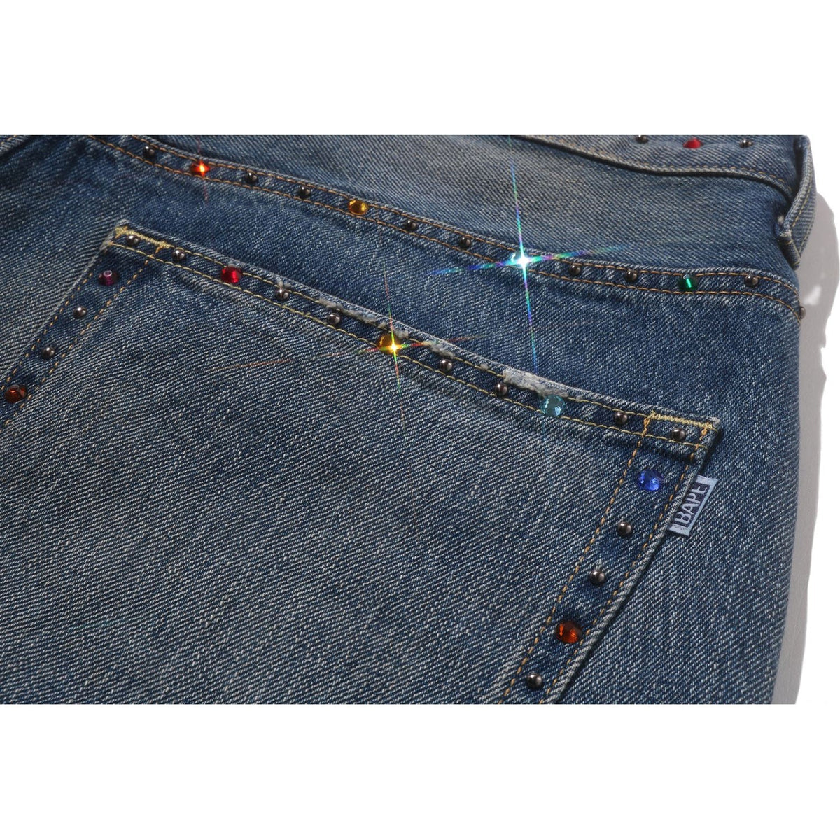 COLOR STONE 13 OZ DENIM PANTS MENS