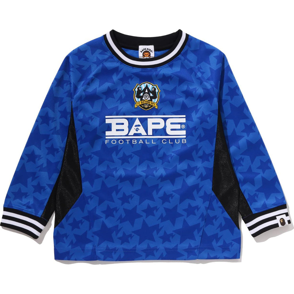 STA ALLOVER EMBROIDERY PATCH LS TEE KIDS