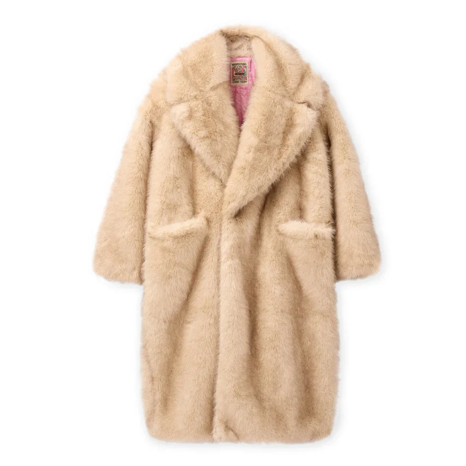 KidSuper Fur Oversized Long Coat