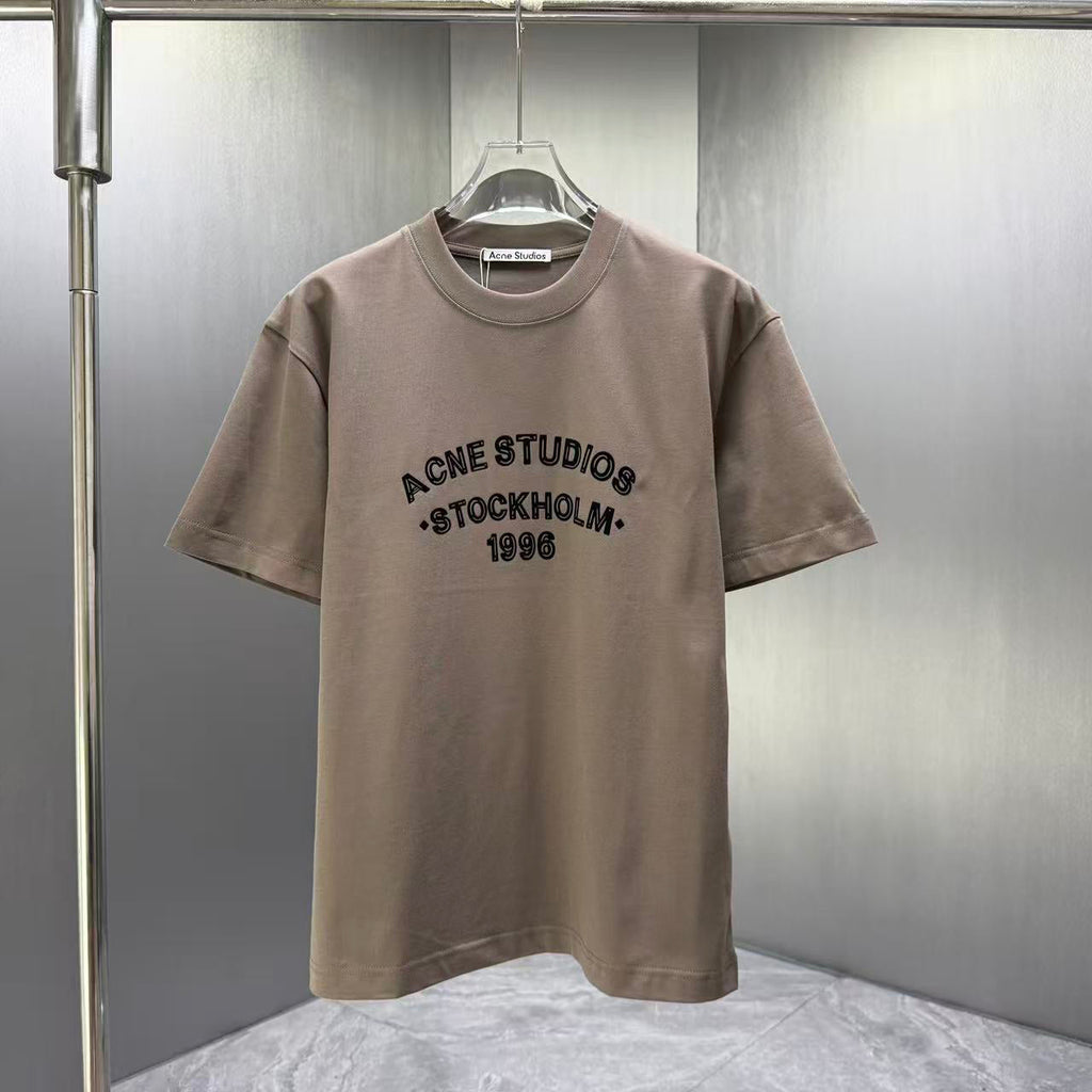 Acne Studios Stockholm 1996 Arch‑Graphic Crew‑Neck Short‑Sleeve T‑Shirt