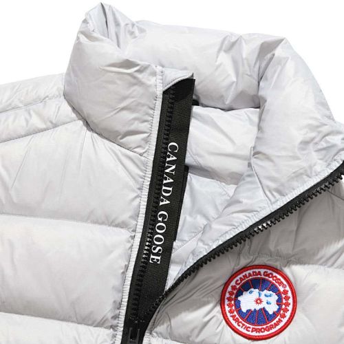 Canada Goose White Packable Down Jacket with Stuff Sack