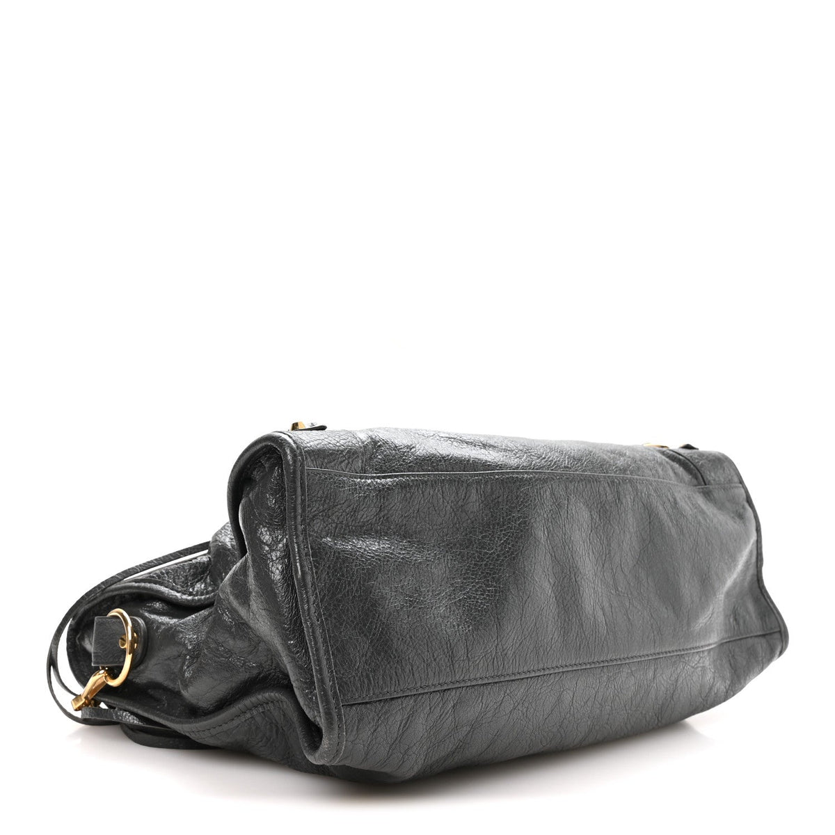 Agneau Classic Gold Hardware City Gris Fossile