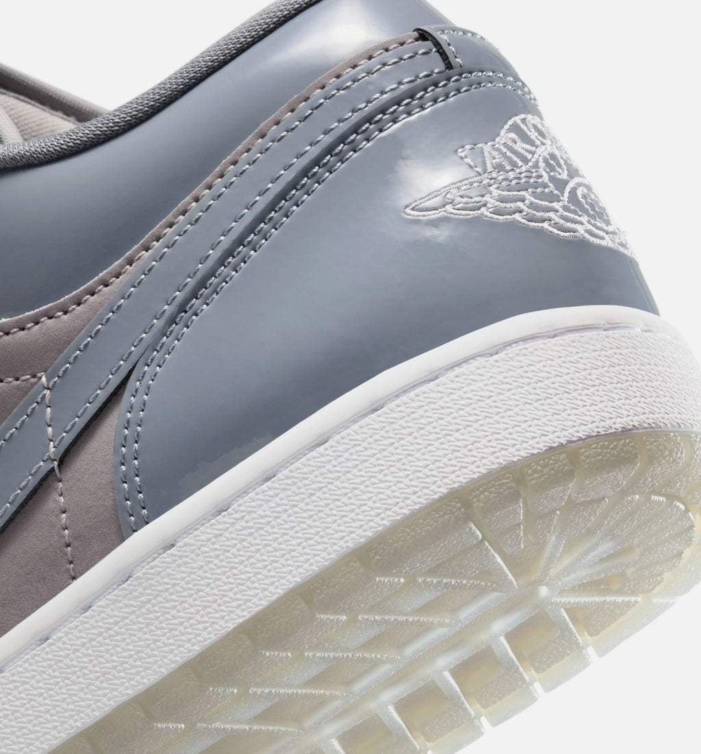 Air Jordan 1 Low Cool Grey Men's Sneakers - Medium Grey / White / Cool Grey
