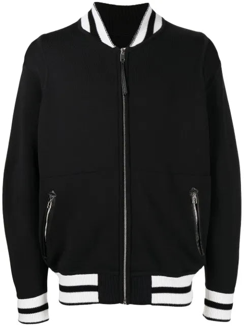3.1 Phillip Lim reversible zip-sleeve varsity jacket