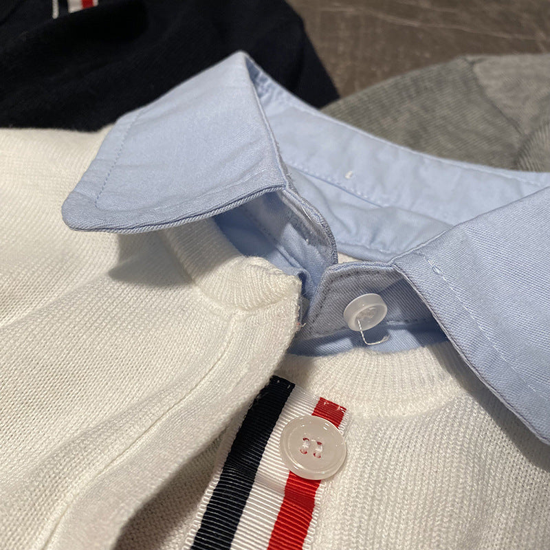Thom Browne Ladies fake two piece cardigan