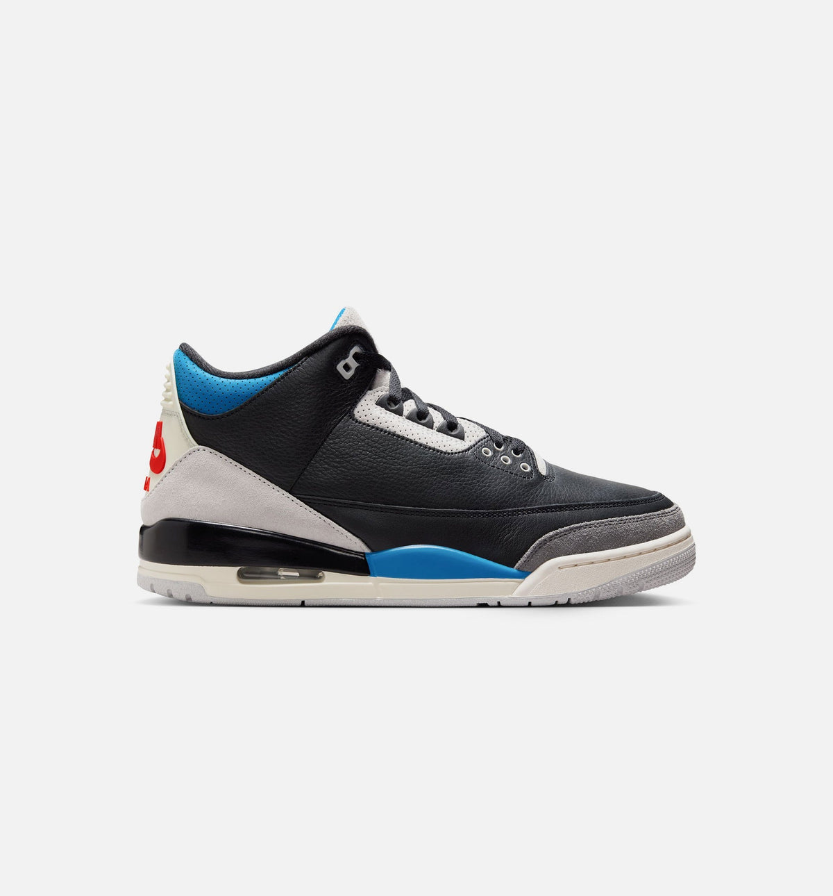 Air Jordan 3 Retro OG Rare Air | Men's Lifestyle Shoe | Black/Chile Red/Neutral Grey