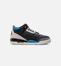 Air Jordan 3 Retro OG Rare Air Men's Shoes - Black Chile Red Neutral Grey