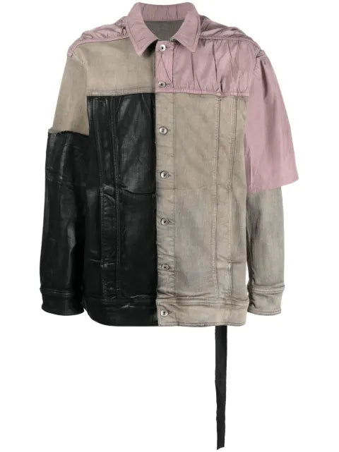 Rick Owens DRKSHDW Jumbo Worker patchwork jacket
