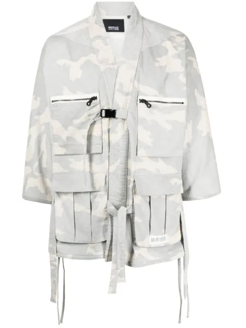Mostly Heard Rarely Seen corduroy camouflage jacket