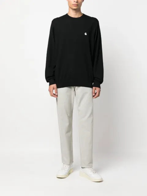 Carhartt WIP logo-embroidered crew neck jumper