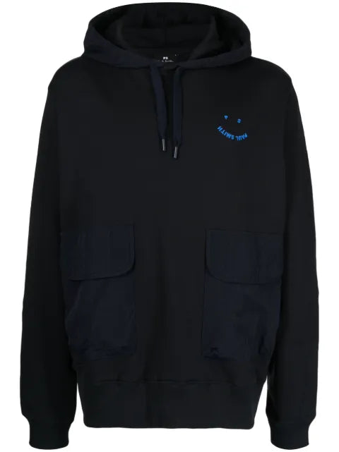 PS Paul Smith PS Happy logo-embroidered hoodie