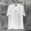 Men's Crew‑Neck Short‑Sleeve T‑Shirt, Navy Pony Chest Embroidery