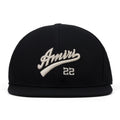 Black 22 Fitted Cap