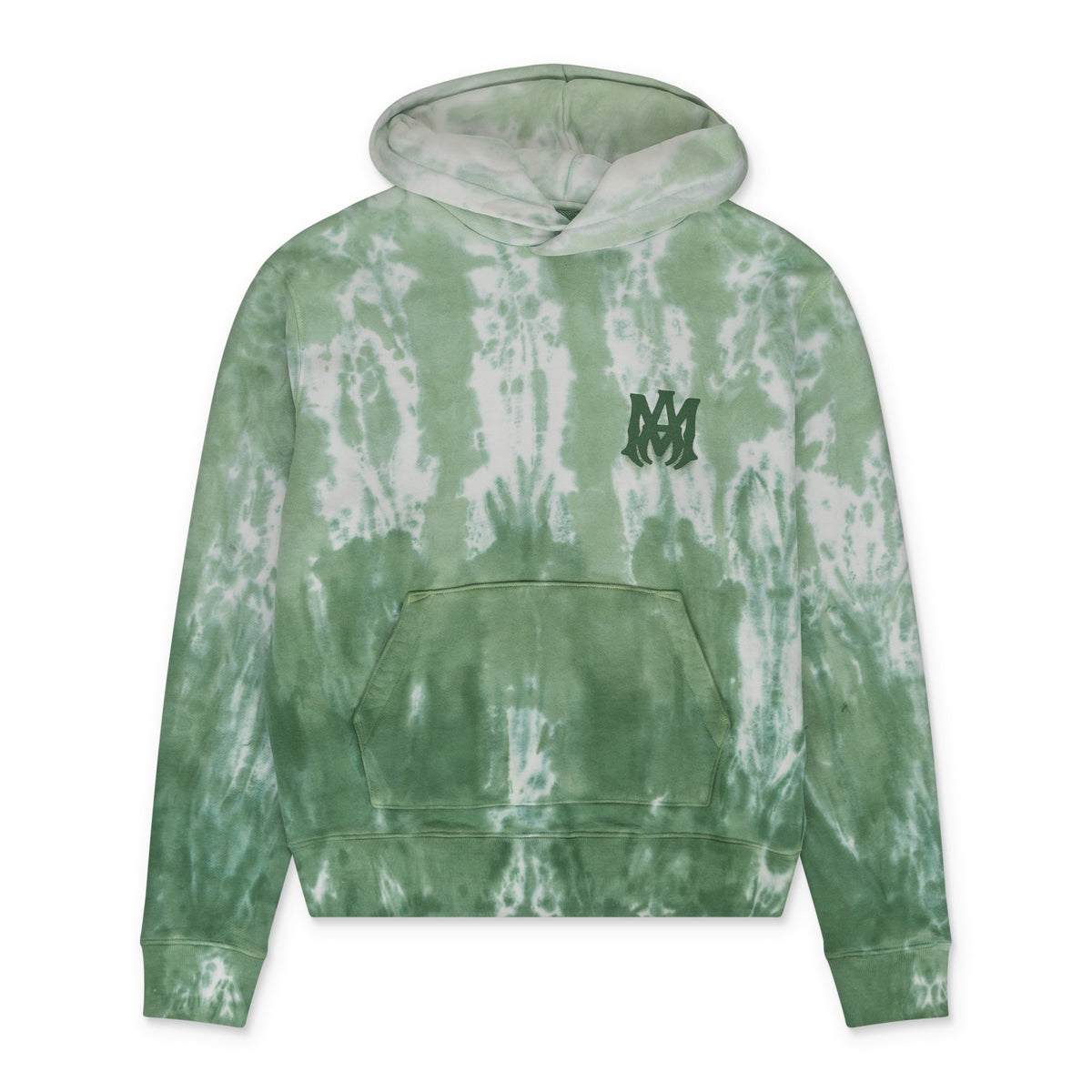 Mineral Green MA Logo Dip Dye Hoodie