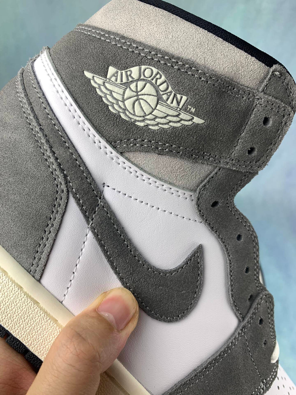 Air Jordan 1 High Washed Black Unisex Sneakers DZ5485-051