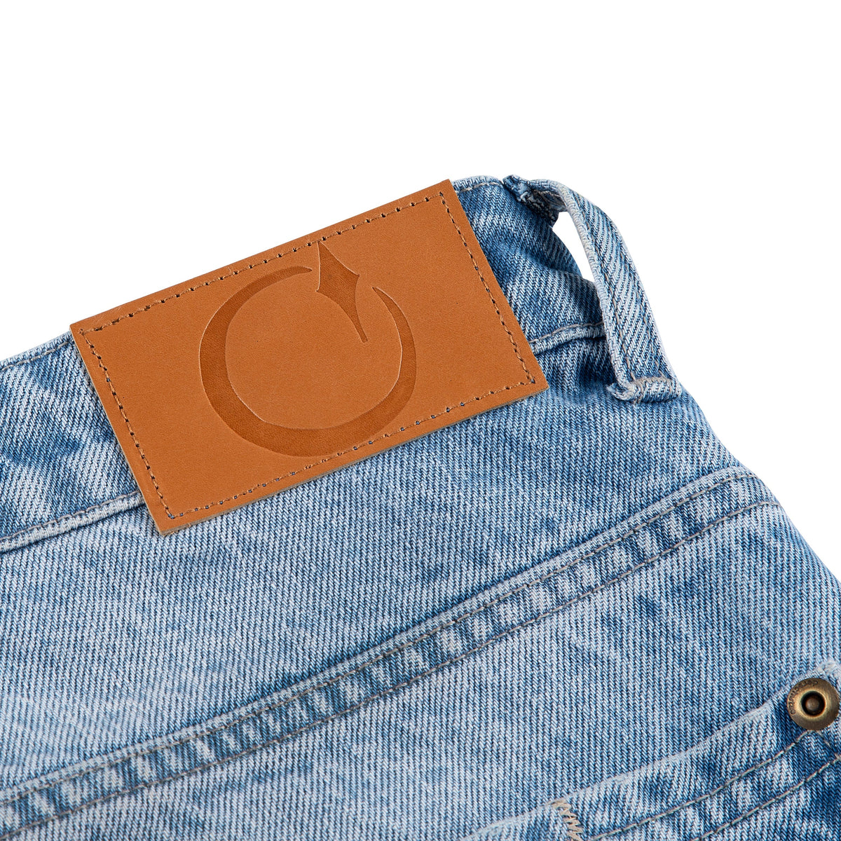 "yasmin v3" Jorts blue updated fit