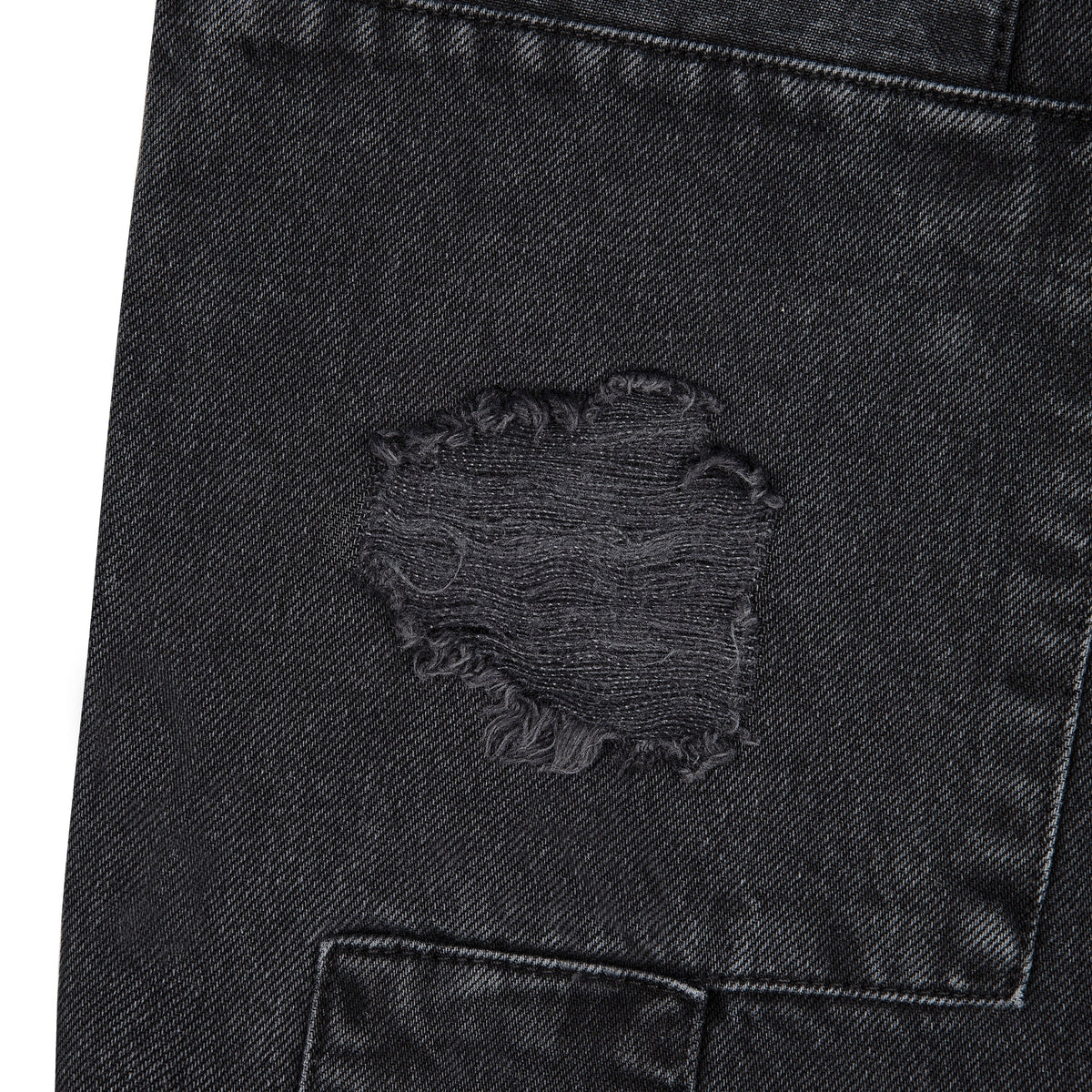 "blossom v2" patchwork Denim black