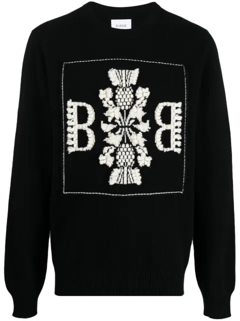 Barrie 3D-knit cashmere jumper