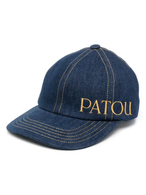 Patou Jeans-logo-embroidered baseball cap