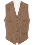 Polo Ralph Lauren herringbone-pattern wool waistcoat