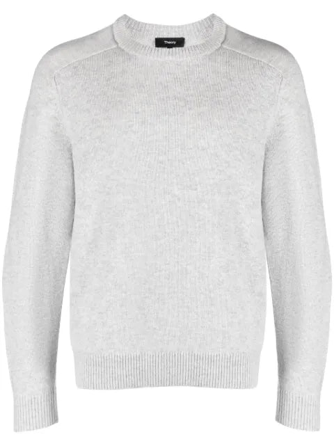 Theory Morlan ribbed wool blend jumper