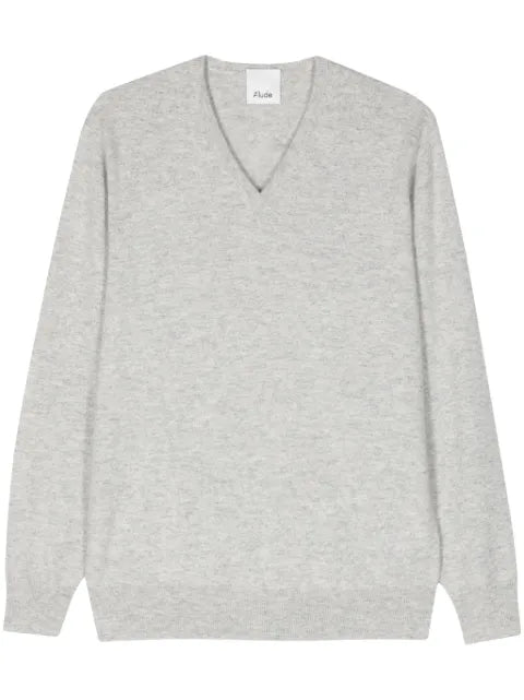 Allude V-neck cashmere jumper