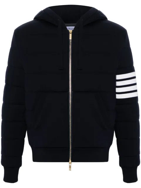 Thom Browne 4-Bar hooded jacket with stripes