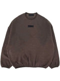 FEAR OF GOD ESSENTIALS logo patch elasticated waistband sweatshirt