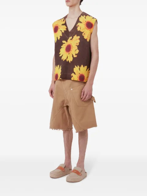 JW Anderson knitted printed vest