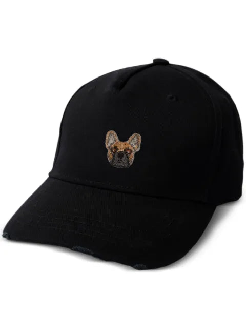 PELO FOUNDATION bulldog-patch baseball cap