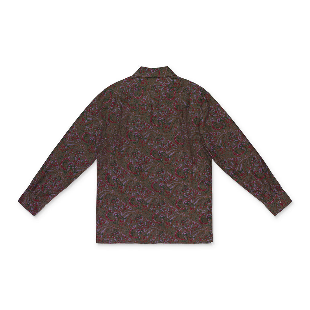 MULTI PAISLEY PRINT BUTTON-DOWN SHIRT