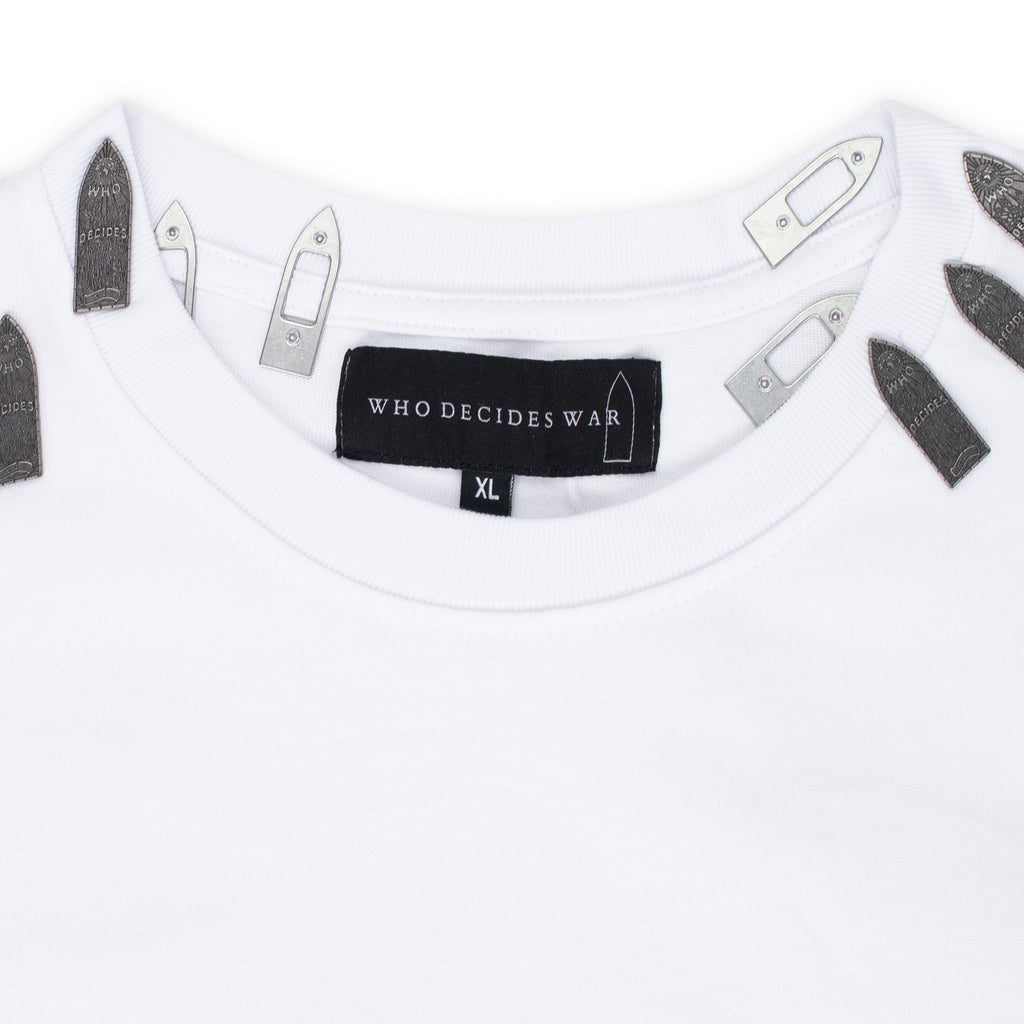 WHITE HARDWARE SHORT SLEEVE T-SHIRT