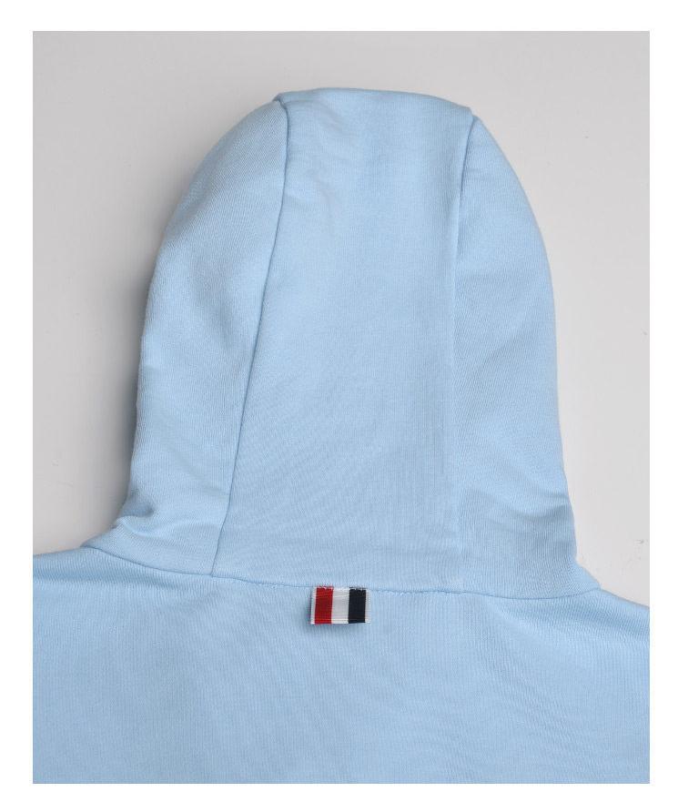 Unisex Four-Bar Hooded Jacket | Thom Browne