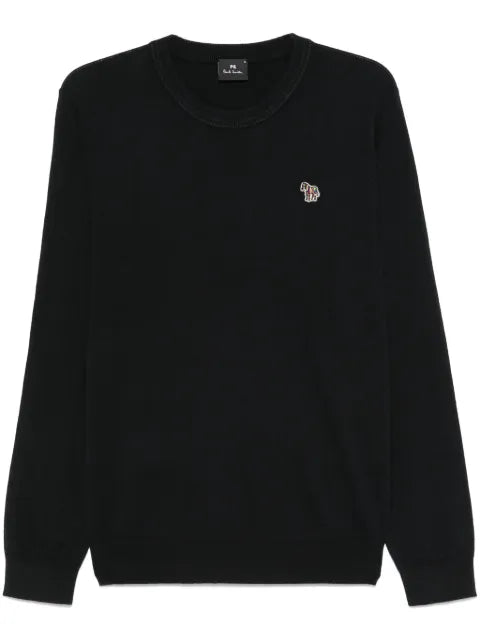 Paul Smith Zebra-patch sweater