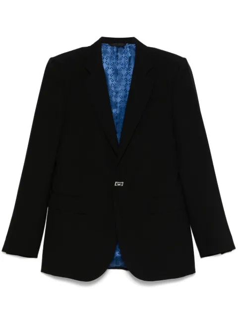 Givenchy slim fit jacket in wool with 2G clip