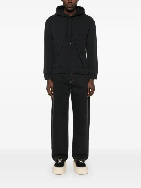 MM6 Maison Margiela pleat-detailed hoodie