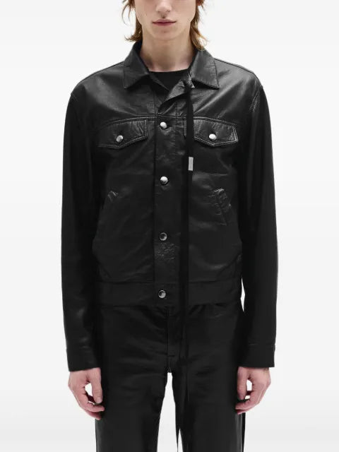 Ann Demeulemeester Raf leather jacket