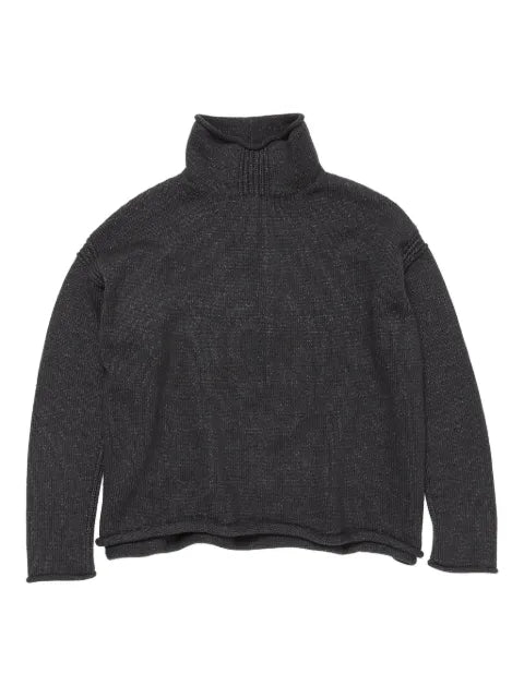 Acne Studios embroidered-logo high-neck sweater