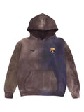 Travis Scott split-dye crest hoodie