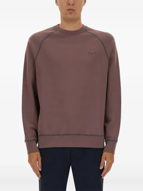 PS Paul Smith raglan-sleeve smiley sweatshirt