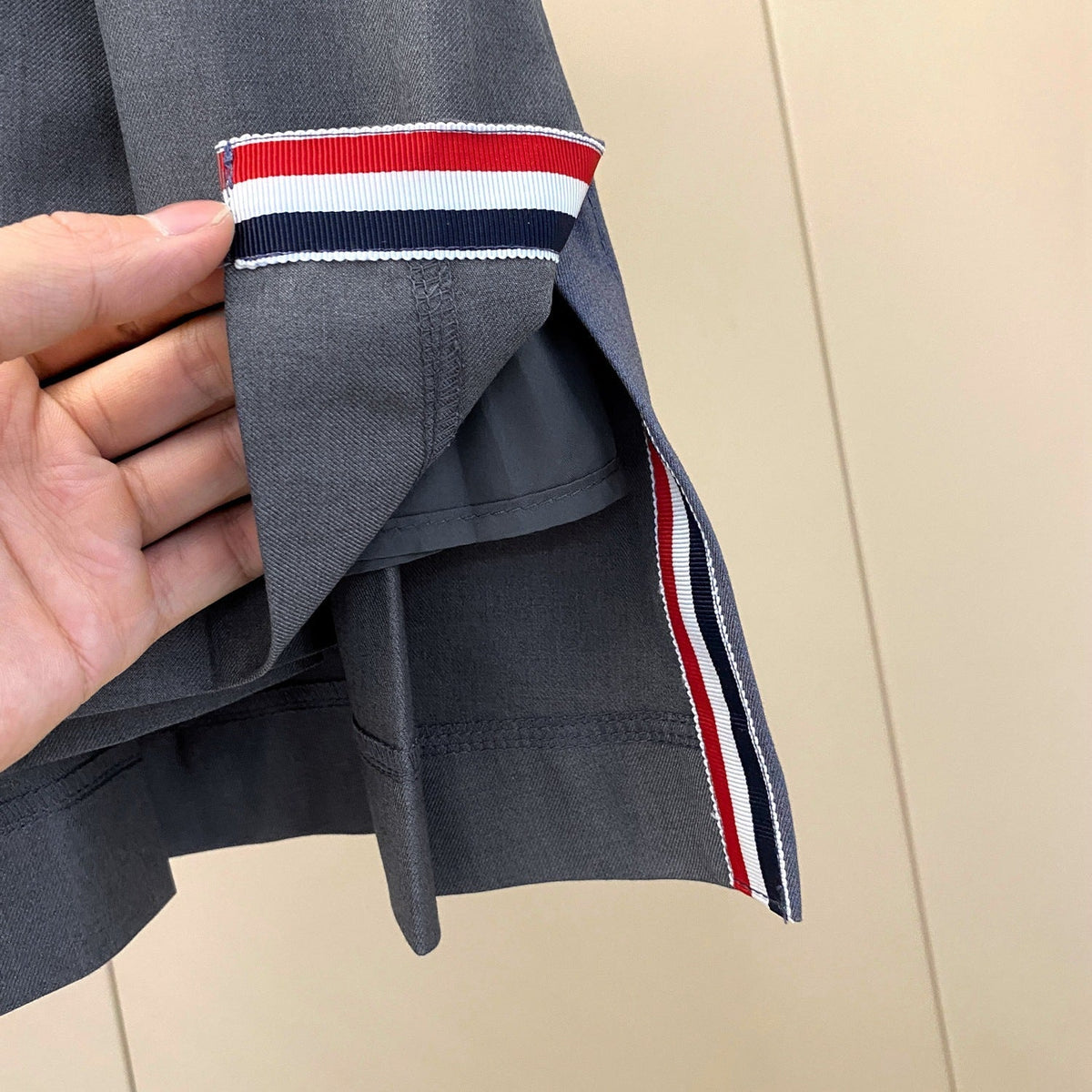 Thom Browne Women's Polo T-Shirt + Mid-Length Skirt Set