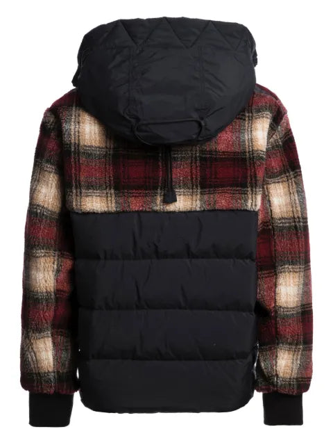 Parajumpers quilted jacket with checked panels