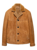 Prada shearling caban jacket