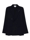 Lardini double-breasted patch-pocket jacket