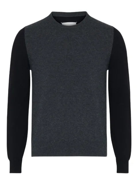 Maison Margiela two-tone wool crewneck T-shirt
