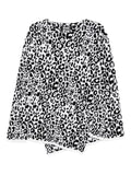 Black Comme Des Garçons leopard-print jumper