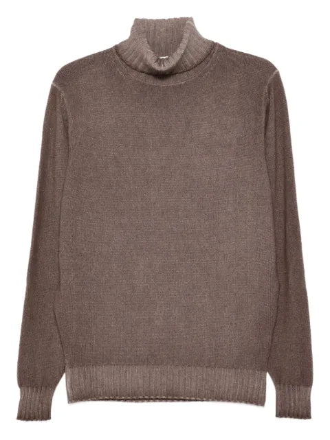 Filippo De Laurentiis roll-neck ribbed knitwear
