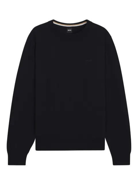 BOSS logo crew-neck sweatshirt