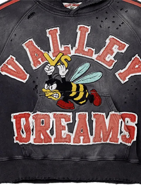 Vale Anthem distressed hoodie