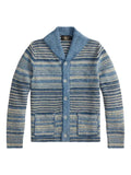 Ralph Lauren RRL striped button cardigan